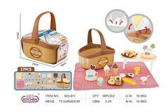 623-811 GIỎ XÁCH CẮM TRẠI, BÀN, KEM, BÁNH