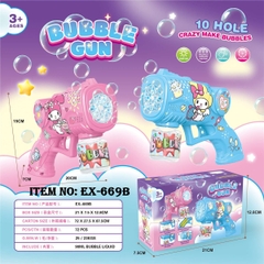 EX-669B  HỘP CÂY PHUN XÀ BÔNG PIN SANRIO