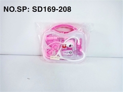 SD169-208 HỘP VALI BÁC SĨ TAI NGHE PIN NÚT ĐÈN, MẮT KIẾNG, ỐNG TIÊM