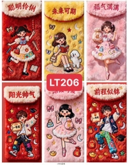 LT206 LÌ XÌ 6D ĐỦ MẪU 10 XẤP (XẤP 6 CÁI)