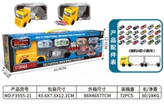 F3555-21  HỘP XE CONTAINER TRỚN CHỞ 6C XE