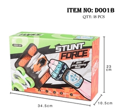 D001B HỘP XE ĐỊA HÌNH ĐIỀU KHIỂN ĐỒNG HỒ 7 ĐỘNG TÁC, XOAY 360 ĐỘ, CÓ SẠC