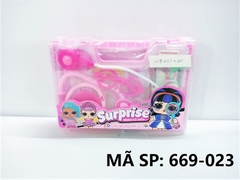 669-023 HỘP VALI BÁC SĨ TAI NGHE, MẮT KIẾNG + 1C BÉ NHÍ