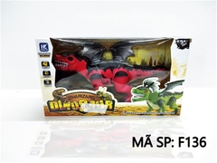F136 HỘP KHỦNG LONG PIN CÁNH, SỪNG, LƯNG ĐÈN (CHARIZARD DINOSAUR)