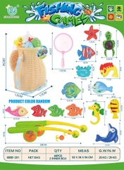 688B-201 LƯỚI RỔ CÂU CÁ 2 CẦN 14C + VỢT