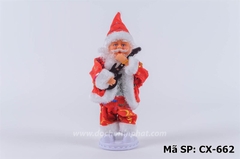 CX-662 HỘP NOEL PIN CẦM ĐÀN TRỤC XOAY