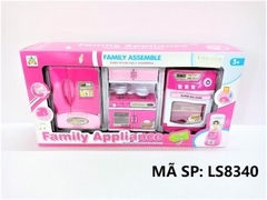 LS8340 HỘP BẾP 3 MÓN PIN (TỦ LẠNH, LÒ NƯỚNG, BẾP GAS) Family Appliance