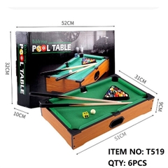 T519 HỘP BÀN BIDA LỖ GỖ