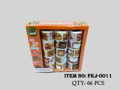 FKJ-0011  HỘP 15 CUỘN MIẾNG DÁN STICKER ĐỦ MẪU