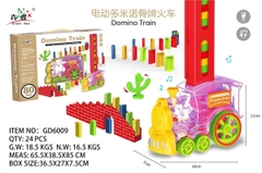 GD6009  HỘP XE LỬA PIN DOMINO 80 MIẾNG  Domino Train