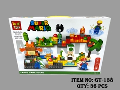GT-138  HỘP LOGO RÁP VƯỜN CHƠI MARIO 327 MIẾNG