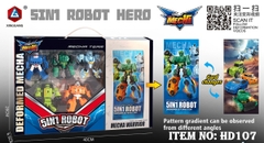 HD107  HỘP RÁP ROBO BIẾN HÌNH XE 5C