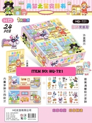 HQ-721  HỘP 24C SÁCH DÁN 12 CUNG HOÀNG ĐẠO