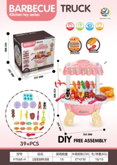 HT668-H  HỘP KỆ BẾP QUẦY BBQ PIN NÚT 39 MIẾNG