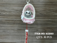 45260F TÚI 2C XÍCH ĐU ĐÈN THÚ KÊU ĐỦ MẪU (THỎ, CHÓ, MÈO) (LỒNG ĐÈN)