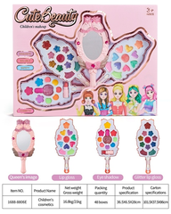 1688-8806E HỘP PHẤN TRANG ĐIỂM 3 TẦNG GƯƠNG