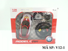 V12-1 HỘP XE HƠI ĐK 3 Đ.TÁC, ĐÈN 3D KHÔNG SẠC, VÔ LĂNG 1:26 (SỐ 07)
