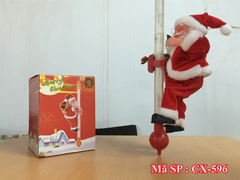 CX-596 HỘP NOEL PIN LEO ỐNG KHÓI CHỚP TIẾNG VIỆT