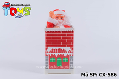 CX-586 HỘP NOEL PIN LEO ỐNG KHÓI