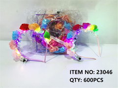 23046  TÚI 10C CÀI TÓC ĐÈN BÔNG HỒNG