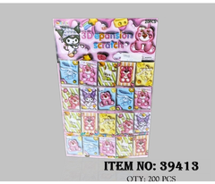 39413  TÚI VỈ 20C SỔ TRANH CẠO 3D