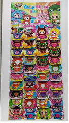 LY156 TÚI VỈ 40 TÚI BOM NỔ BABY THREE