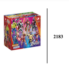 2183 HỘP LOGO RÁP SIÊU NHÂN AVENGER HỘP 16C