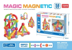 JH55A  HỘP XẾP HÌNH NAM CHÂM 58 MIẾNG