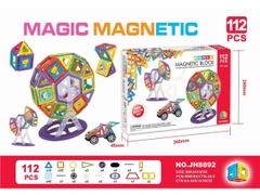 JH8892  HỘP XẾP HÌNH NAM CHÂM 112 MIẾNG