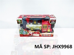 JHX9968  HỘP XE LỬA NOEL PIN NHẠC ĐÈN