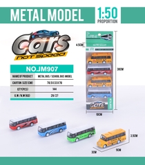 JM907  VỈ HỘP XE BUS TRỚN 4C ĐỦ MẪU