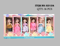 K0124  HỘP BABY 1C KHỚP, MẮT THỦY TINH ĐỦ MẪU HỘP 6C