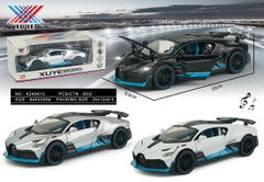 K240A10  HỘP XE HƠI CẢN SAU SẮT MÔ HÌNH, MỞ CỬA, CỐP TRƯỚC PIN NÚT NHẠC ĐÈN