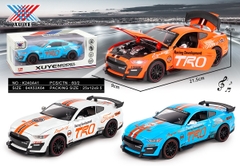 K240A41  HỘP XE HƠI CẢN SAU SẮT MÔ HÌNH, MỞ CỬA, CỐP TRƯỚC PIN NÚT NHẠC ĐÈN