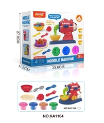 KA1104  HỘP ĐẤT SÉT LÀM MÌ + MÁY LÀM MÌ MÁY BAY + 4 HŨ