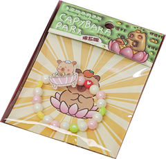 3212B/TL-YELLOW VÒNG TAY HẠT CAPYBARA MÀU VÀNG LẺ 1 CÁI