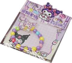 3057A/TL-KUROMI VÒNG TAY HẠT SANRIO MÀU LẺ 1 CÁI
