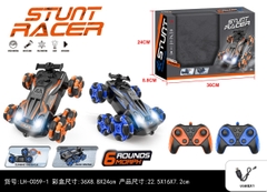 LH-C059-1  HỘP XE ĐỊA HÌNH ĐIỀU KHIỂN 7 ĐỘNG TÁC, 6 BÁNH, CÓ SẠC