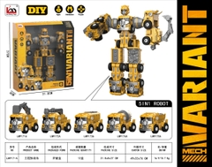 LM917-A  HỘP ROBO BIẾN HÌNH XE CÔNG TRÌNH 5 IN 1