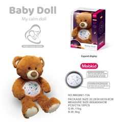 MBQ661-13A  HỘP GẤU BÔNG PIN