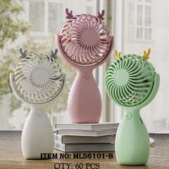 MLS6101-B  HỘP QUẠT PIN TAI HƯƠU + SẠC USB