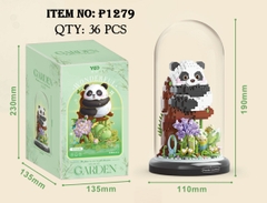 P1279  HỘP LOGO RÁP GẤU TRÚC 1083 MIẾNG