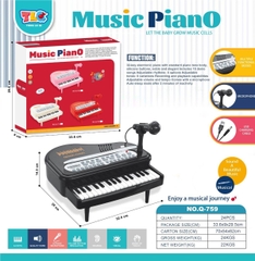 Q-759  HỘP ĐÀN PIANO PIN 32 PHÍM, MICRO, CÓ CHÂN