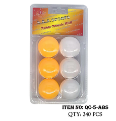 QC-5-ABS  VỈ BÓNG BÀN 6T