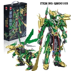 QM00103  HỘP LOGO RÁP ROBO TAM QUỐC CHÍ QUAN VŨ 1493 MIẾNG