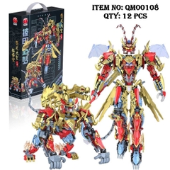 QM00108  HỘP LOGO RÁP ROBO TÔN NGỘ KHÔNG 1367 MIẾNG