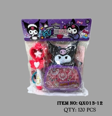 QX013-12  TÚI TRANG ĐIỂM GIỎ XÁCH SANRIO