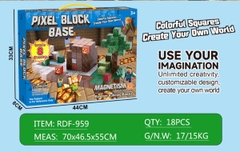 RDF-959  HỘP LOGO RÁP NAM CHÂM 123 MIẾNG