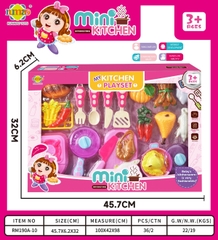 RM190A-10  HỘP BẾP GAS ĐƠN, THỚT, DAO, CHẢO, BÁNH MÌ, ĐÙI GÀ, VỊT QUAY