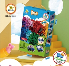 SM1026  HỘP LOGO RÁP XE 1000 MIẾNG